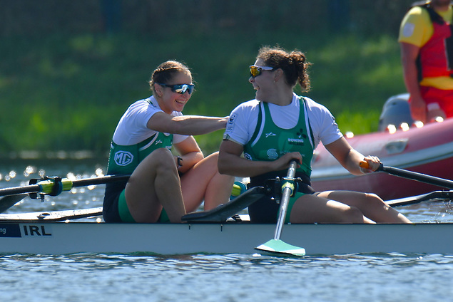 Элисон Бергин (Fermoy RC) и Зои Хайд (Tralee RC) будут грести в женском парном разряде на чемпионате Европы в Сегеде, Венгрия.